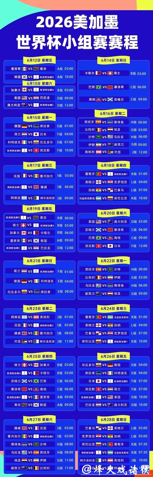 2026世界杯直播全程高清解析 2026世界杯直播全程高清解析